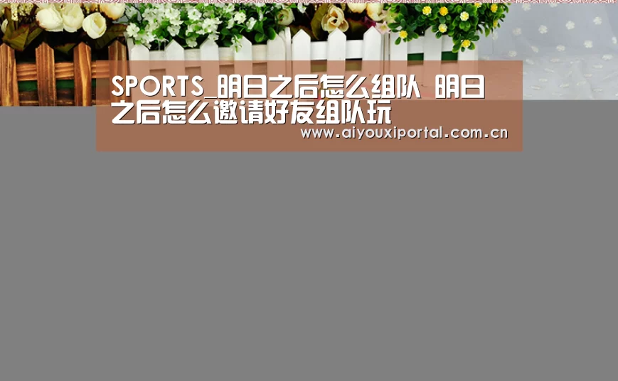 SPORTS_明日之后怎么组队 明日之后怎么邀请好友组队玩(图3) 爱游戏体育